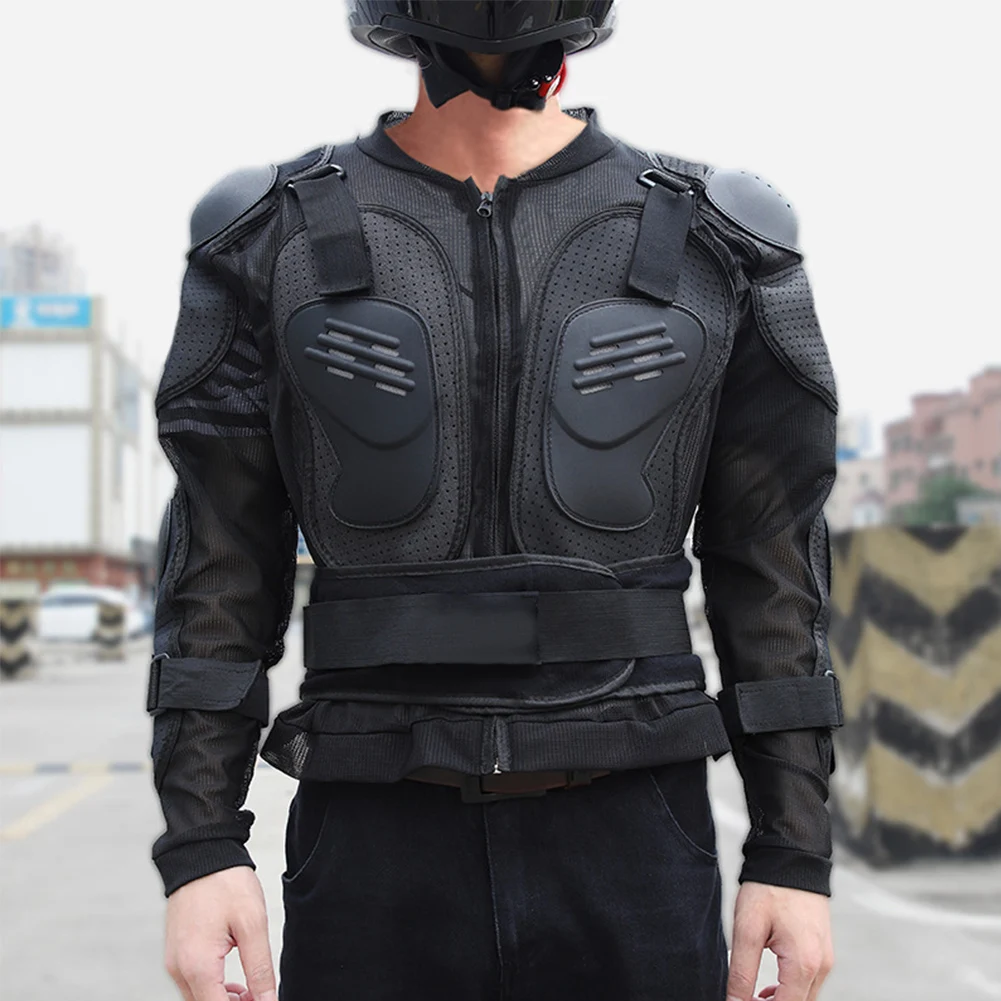 

Men Gear Moto Clothing Protection Top Motorcycle Jacket Lightweight Guard Windproof Protective Armor Motocross Motorbike Riding