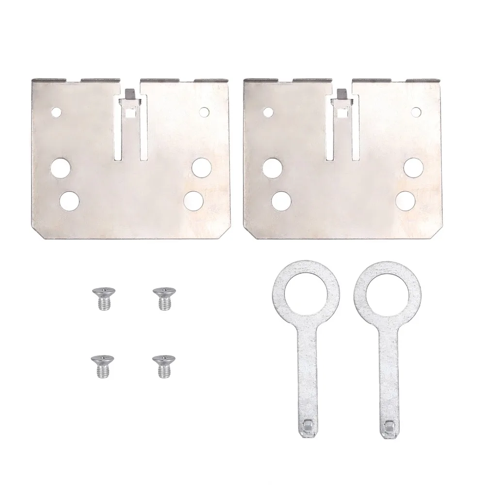 Justech For VW Series Universal Double 2 Din Fitting Cage Kit Car Stereo Radio Mounting Headunit Frame For PASSAT GOLF JETTA