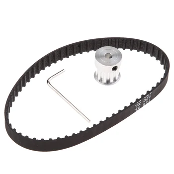 

Drill Chuck Timing Pulley Wheel, 120XL Timing Belt Compatible with Connecting Rod Shaft (5mm Bore/ 10 Teeth)