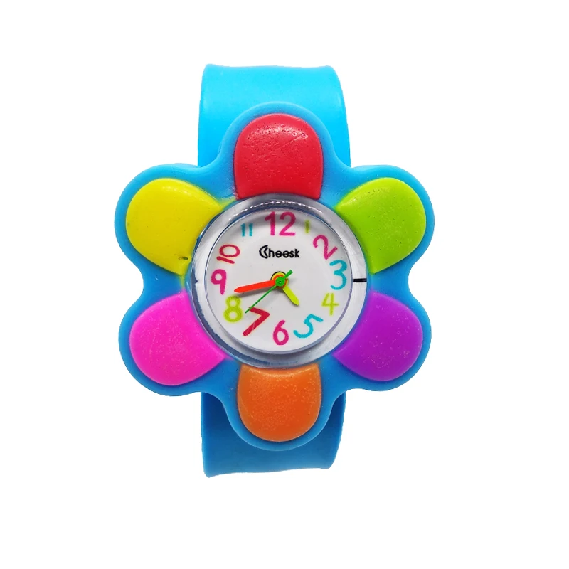 Детские часы с морской звездой для девочек, подарок для малышей, часы с мультяшными цветами для детей, игрушки для мальчиков, часы, Детские кварцевые наручные часы# D72