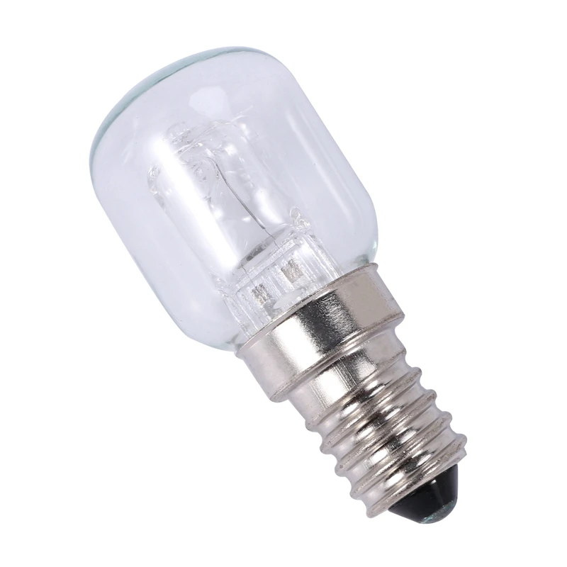 AD-2X E14 High Temperature Bulb 500 Degrees 25W Halogen Bubble Oven Bulb E14 250V 25W Quartz