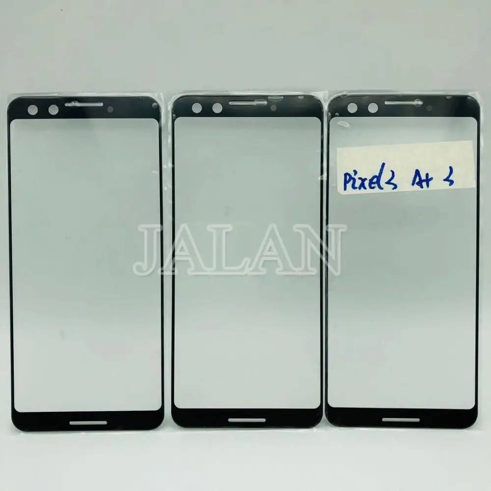 5 шт. Переднее стекло для Google Pixel 3/3XL/3A XL поврежденный дисплей сенсорный экран внешняя стеклянная панель Замена Ремонт