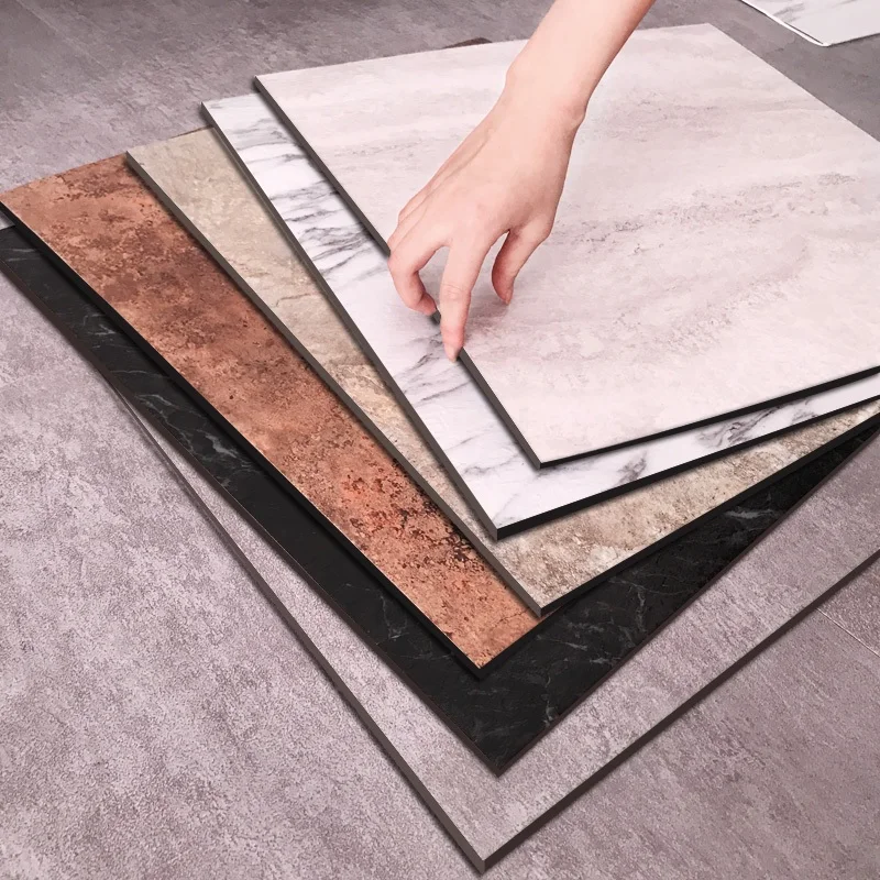 

Peel and Stick PVC Flooring Tile, Deck Patio Floor / 1.8mm Anti Slip Plastic Floor, Vinyl Tile for Wet Area