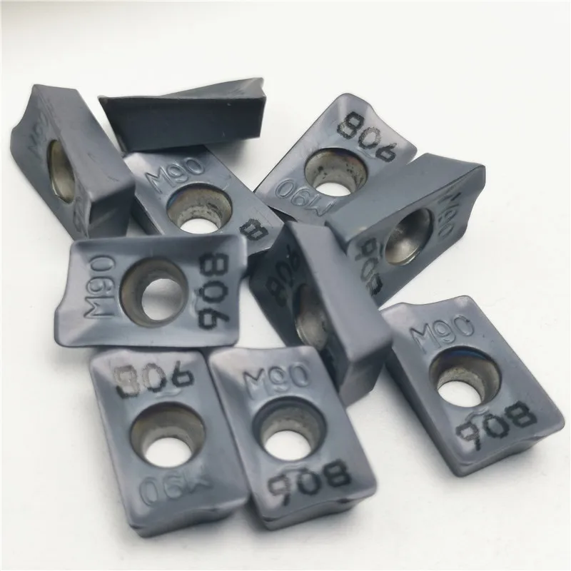 HM90 APKT 1003PDR IC908 токарные инструменты карбидная вставка APKT1003 токарный резак инструмент CVD+ PVD токарная пластина фрезерный инструмент