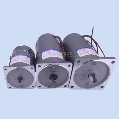 DC12V/24 V/220 V 300W 350W 450W DC двигатель с постоянным магнитом, высокоскоростная оптическая ось, высокий крутящий момент, Реверсивный, регулировка скорости