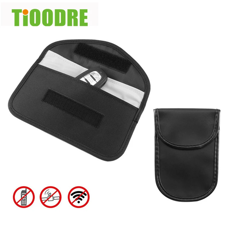 

Signal Blocking Bag Car Fob Signal Blocker Faraday Bag Shielding Pouch Wallet Case For Car Key Cell Phone Protection