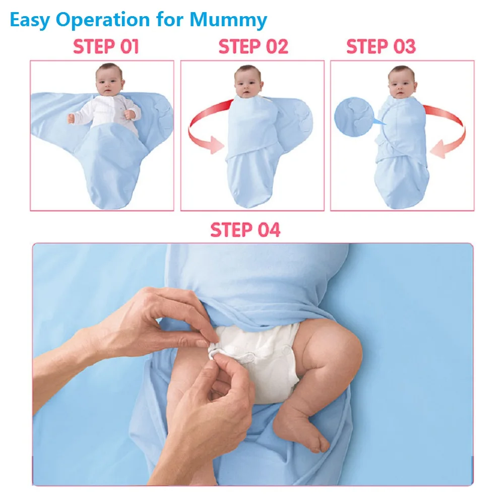 Анти kick пеленки для новорожденных Одеяло хлопковые Parisarc Bebe пеленание Обёрточная