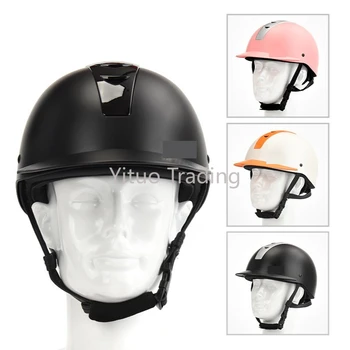 

3-hole Breathable Rider Hat U-06 Summer Ultralight Children's Equestrian Safety Helmet Harness Supplies ABS Equestrian Hat