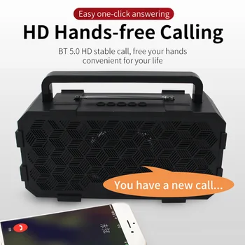 

Night Outdoor Wireless Speaker Bluetooth 5.0 Flashlight Player Sound 3D stereo surround Sound Effects Loudspeaker Fishing Hiking