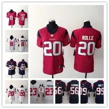Женщины дамы Хьюстон s, 23 Arian Foster 99 J.J. Ватт, 90 Jadeveon Clowney Jersey