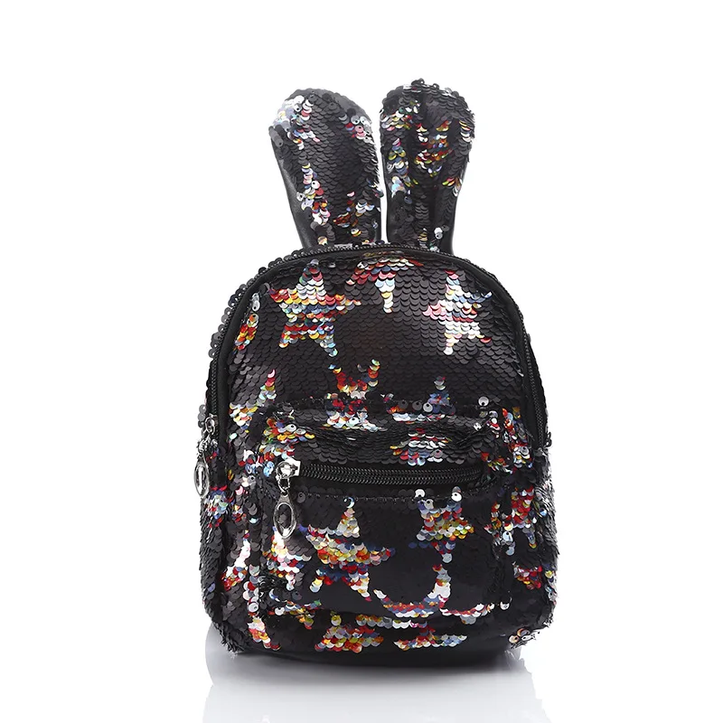 Новинка женские Мини рюкзаки с блестками кожаная школьная сумка для студентов