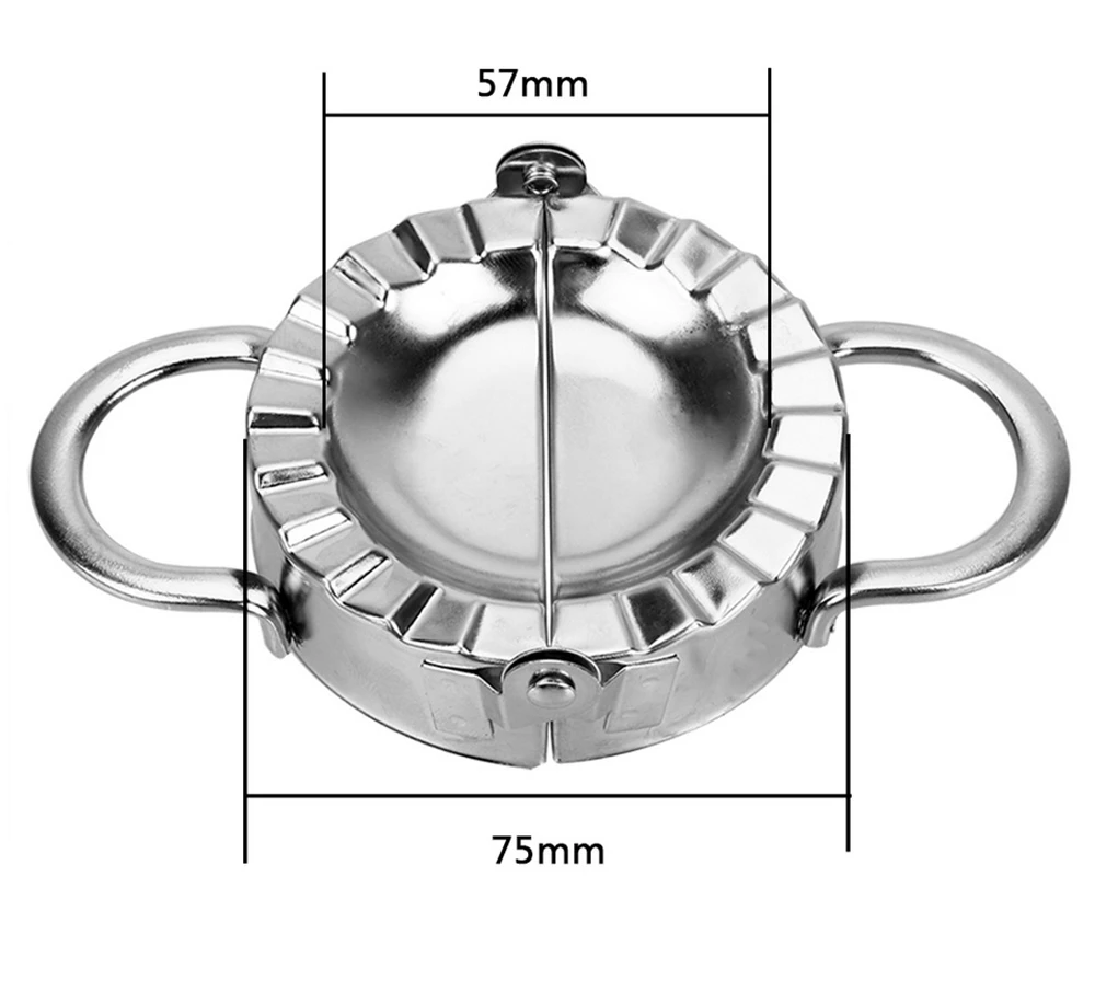 2 шт./компл. Кондитерские инструменты Нержавеющая сталь клецки создатель Wraper тесто резак пирог Равиоли клецки кухонные формы аксессуары Прямая поставка
