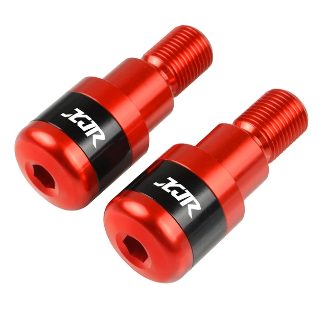 For Yamaha xjr 1200 1300 1995-2016 1996 1997 1998 2015 2014 Motorcycle Counterweight Handlebar Ends 7/8'' Handle Bar Cap Cover red with logo