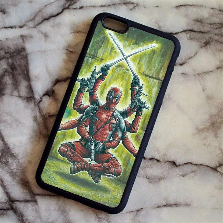 Черный KETAOTAO Дэдпул Marvel Супергерои чехол для телефона s для samsung galaxy S5 S6 S7 S8 S9 Note 3 4 5 7 8 чехол Мягкий ТПУ резиновый силиконовый - Цвет: Черный