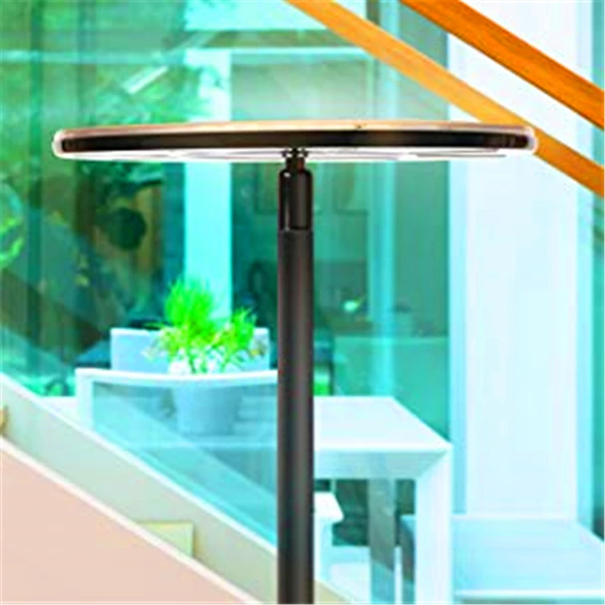 Postmodern LED Floor Lamp Long Pole Dimming Floor Lights Lighting Living Room Bedroom Bedside Indoor Decor Stand Light Fixtures