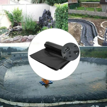 

10x5ft Outdoor Garden Seam Tape Waterproof Multifunction Rainproof Durable HDPE Fish Pond Liner Anti Seepage Easy Install