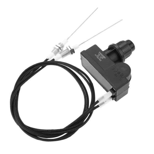 1 Kit -Os Grill Alkatrészek Pro Univerzális Elektronikus Gyújtókészlet Két Kijárat Gyújtógyertya -Huzal Hosszával Méter Kültéri Gázrácsokhoz Bbq - Image 4