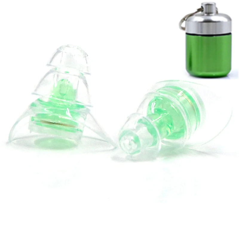 1Pair Silicone Ear Plug Sound Insulation Ear Protection Reusable Noise Music Reducing Noise Earplugs For Sleep Drummer