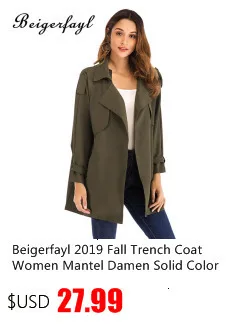 Beigerfayl осенний плащ для женщин Mantel Damen, однотонная цветная куртка Corta Vento Feminina, отложной воротник, Монт байан JR1939