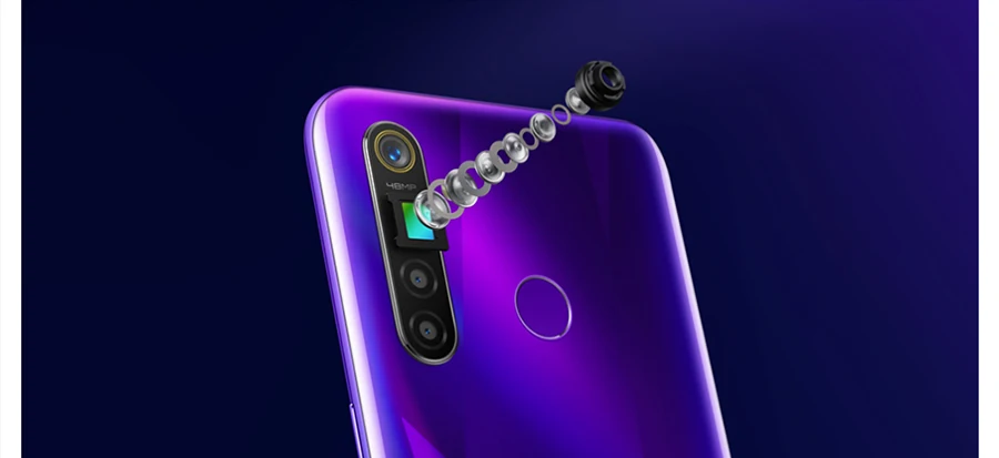 OPPO Realme Q 6,3 ''Dewdrop 4/6/8GB Оперативная память 64/128 ГБ Встроенная память Snapdragon 712 Octa Core 48MP Камера 20 Вт быстрой зарядки 4035 мА/ч, мобильный телефон