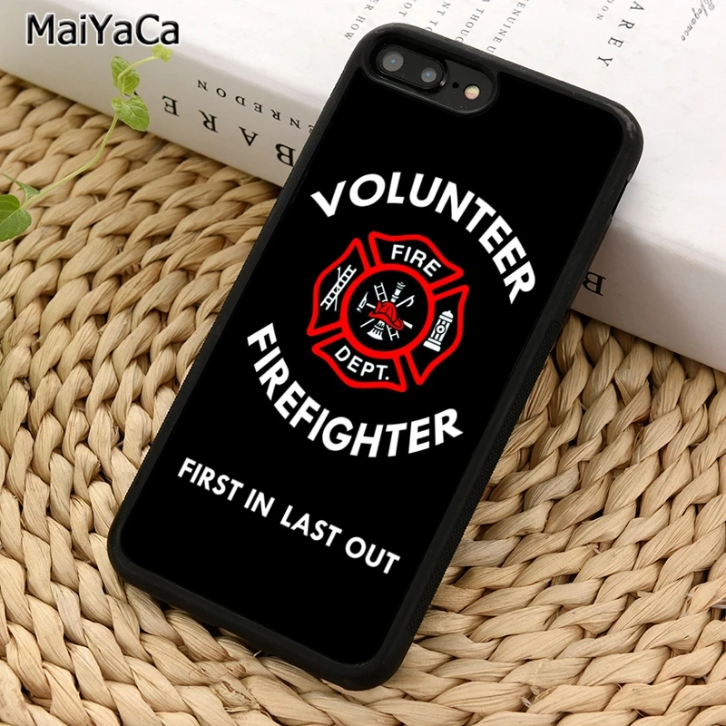 MaiYaCa пожарный волонтерский чехол для телефона iPhone 5 6 S 7 8 plus 11 12 13 Pro X XR XS Max Samsung Galaxy S6