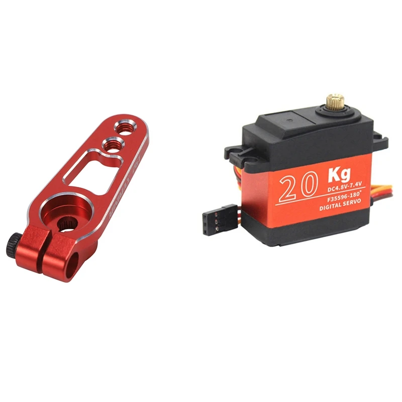 1 шт. металлический 25T сервопривода консольная Зажимная рулевого Шестерни красно