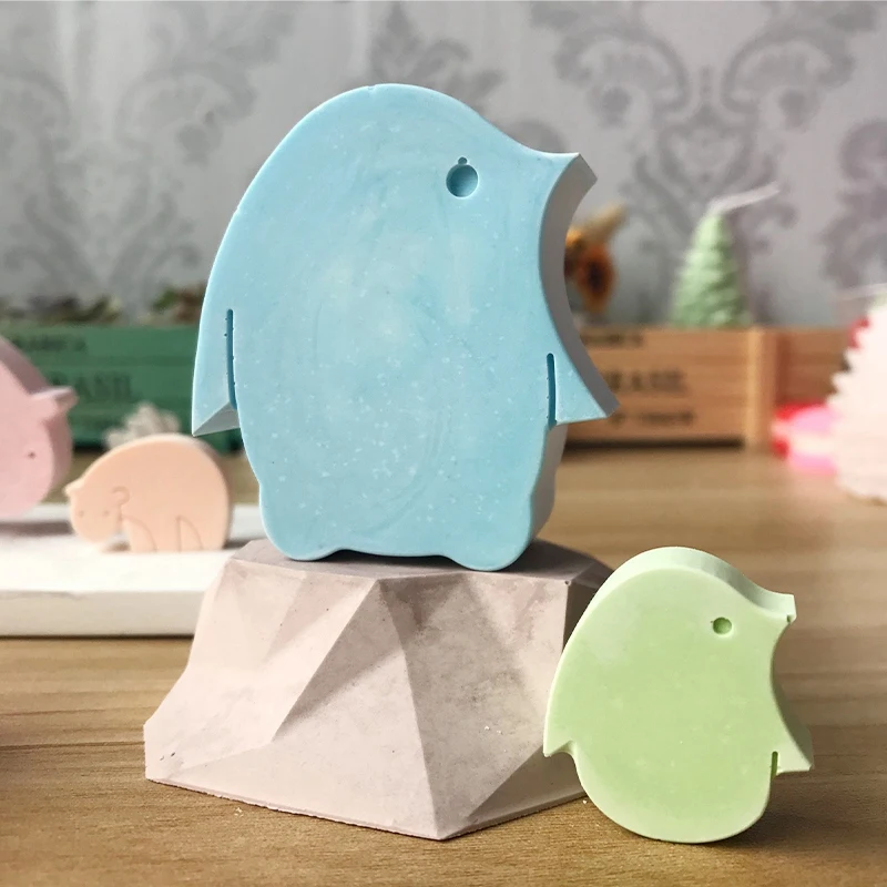 2 шт украшения для дома в виде животных Плесень Diy ароматический гипс пластырь силиконовая форма для автомобиля подвеска-зеленый и красный