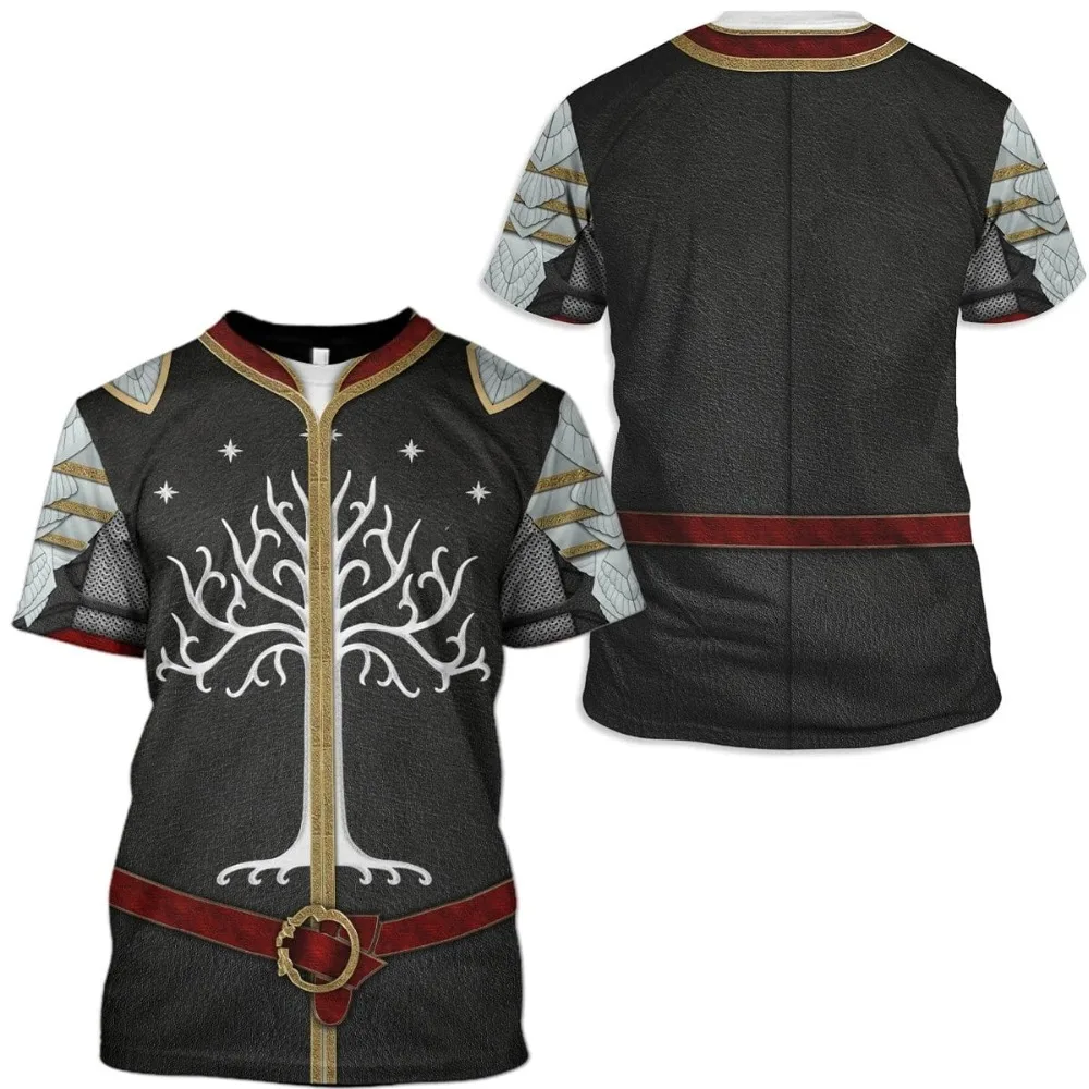 Ritter Rüstung 3D Gedruckt männer t shirt Ritter Templer Harajuku Mode kurzarm shirt sommer straße Casual Unisex t-shirt – Detail 9