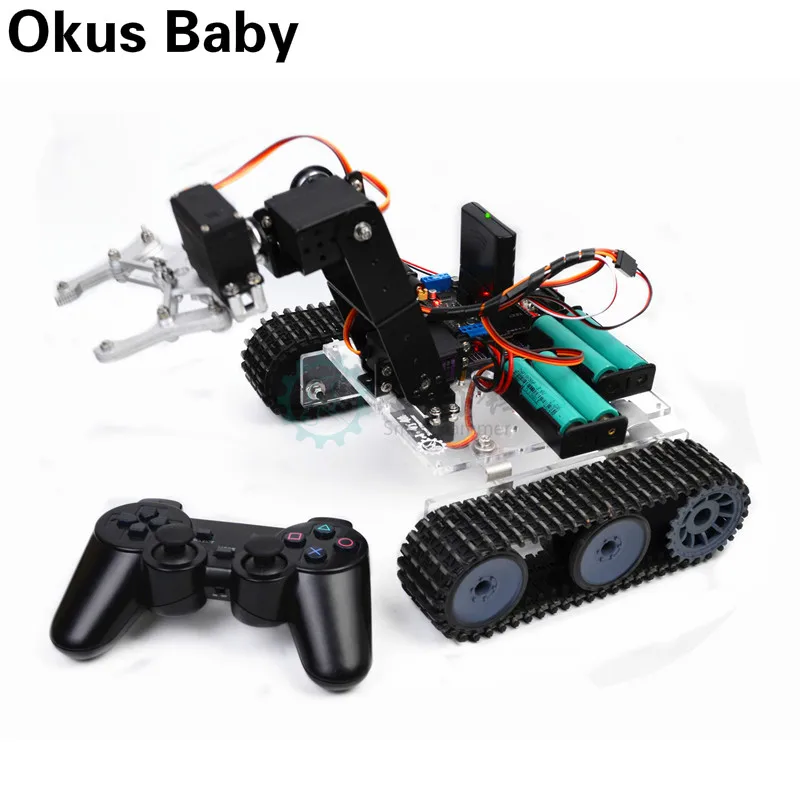 Newest-SNAR20-Remote-Control-Robot-For-Arduino-Acrylic-Tank-Robotic-Arm ...