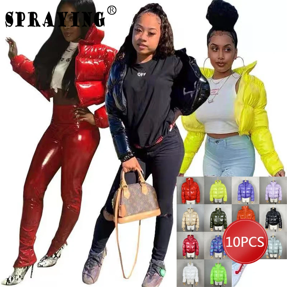 10pcs Bulk Items Wholesale Winter Coat Ladies Coats and Jackets Long Sleeve Outerwear Parkas