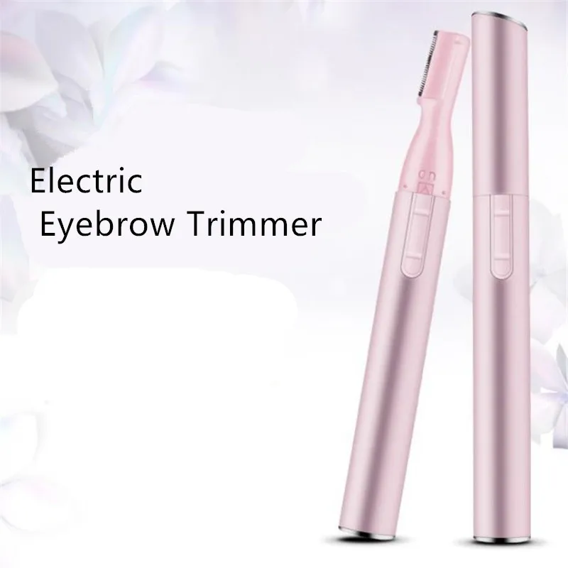 

2 IN 1 Portable Mini Electric Eyebrow Trimmer Face Body Bikini Hair Remover Beard Electric Shaver Razor Wholesale 20