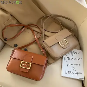 

New Fashion Handbags Delicate Design Fashion Leather Crossbody Handbag Women Solid Color Small Shoulder Messenger Bag