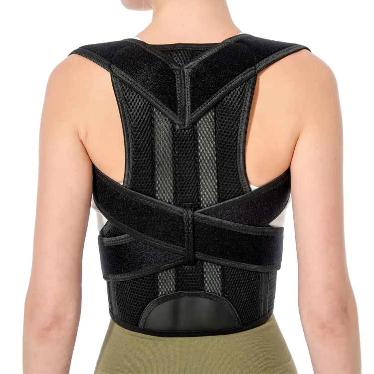 Postura Medica Regolabile Di Alta Qualità Per Supportare Il Mal Di Schiena Traspirante Schiena Ortesi Per Adulti Ortesi Posteriore Correttore Della Co