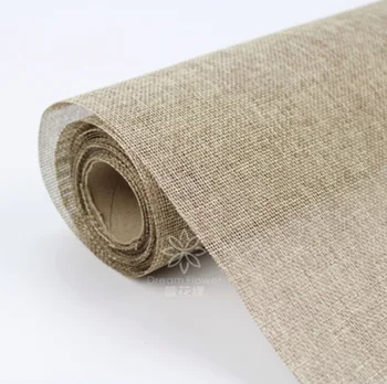 

0.48x4.5meters/roller Linen flower packing paper material Rural style and antique linen roll
