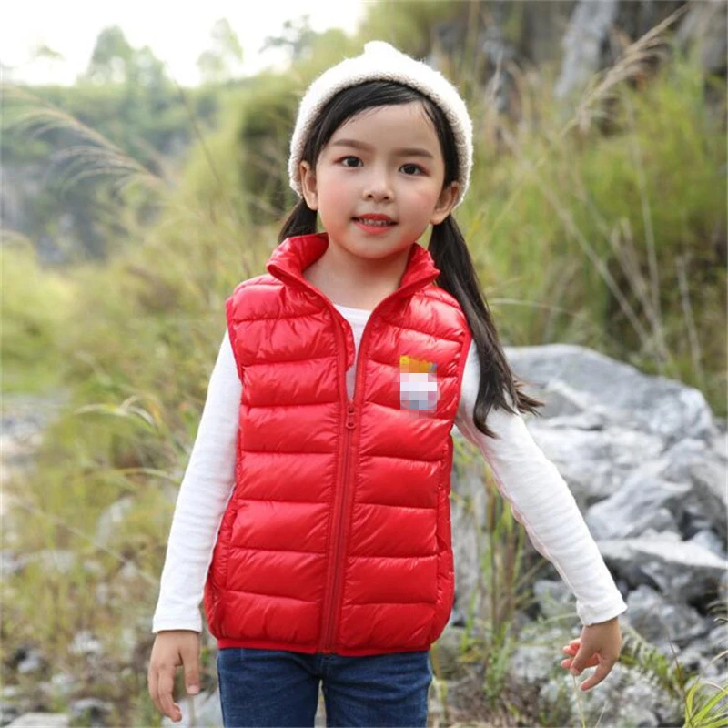 1-5Y Baby Kids Clothes Set Winter Girls Sleeveless Vest Jacket Boys Cartoon Print Pant Costume Suit for Children Clothing Sets
