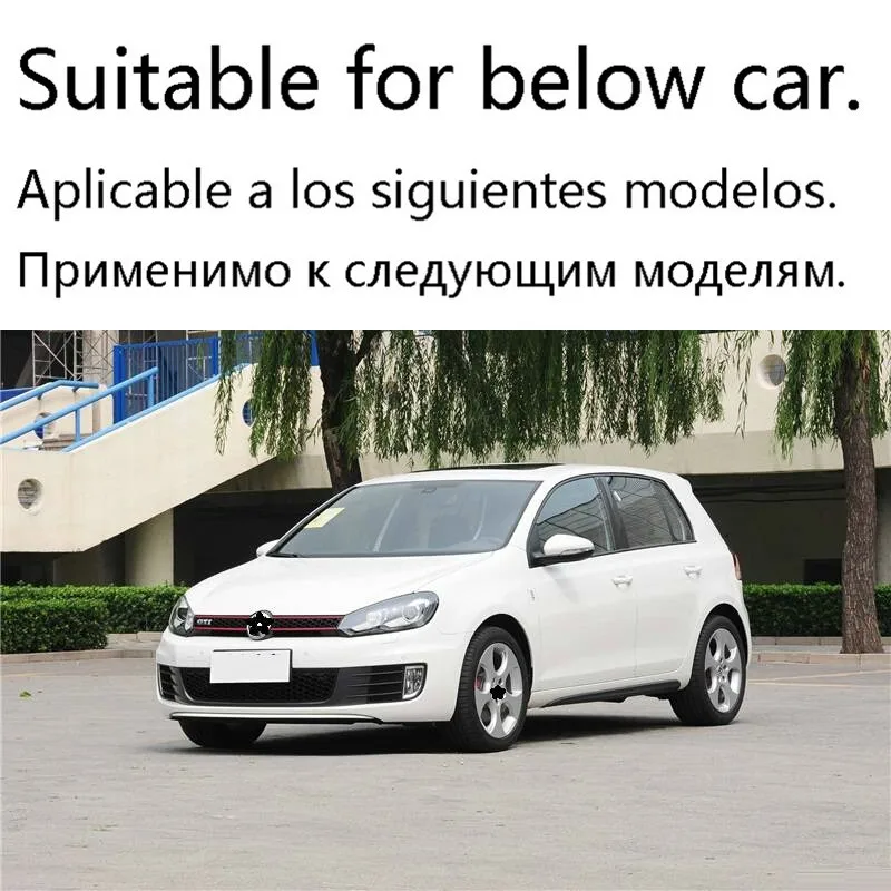 Защитная модификация, литье, бампер, наклейка, защита для автомобиля, Parachoques, авто Стайлинг, молдинги 10 11 12 для Volkswagen Golf 6
