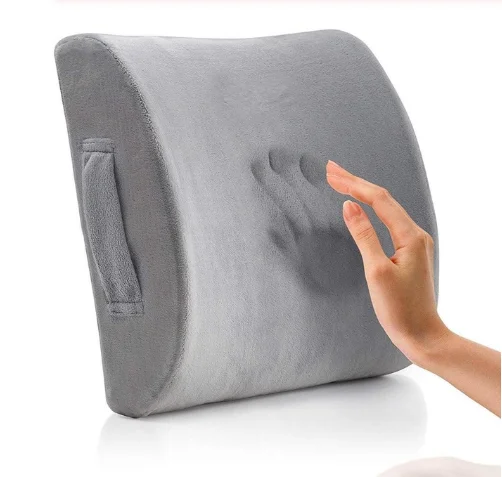Only back cushion Ортопедическая подушка для стула из пены с эффектом памяти копчика, Офисная подушка для сиденья, подушка для автомобильного сиденья с геморроем, большая подушка для облегчения боли в хвостовой кости - Цвет: Only back cushion