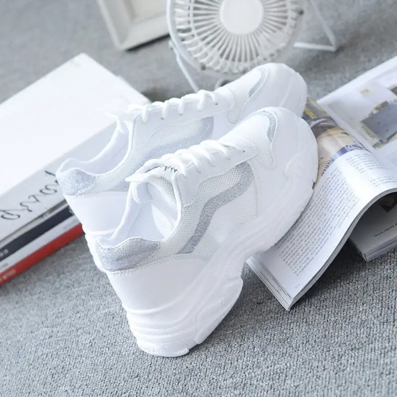 

Mesh Breathable Shoes Spring And Summer New Style Shoe Student Casual Sports Shoes INS Dad Shoes