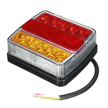 

16LED Trailer Tail Light Stop Rear reflector Taillight Turn signal Boat Marker