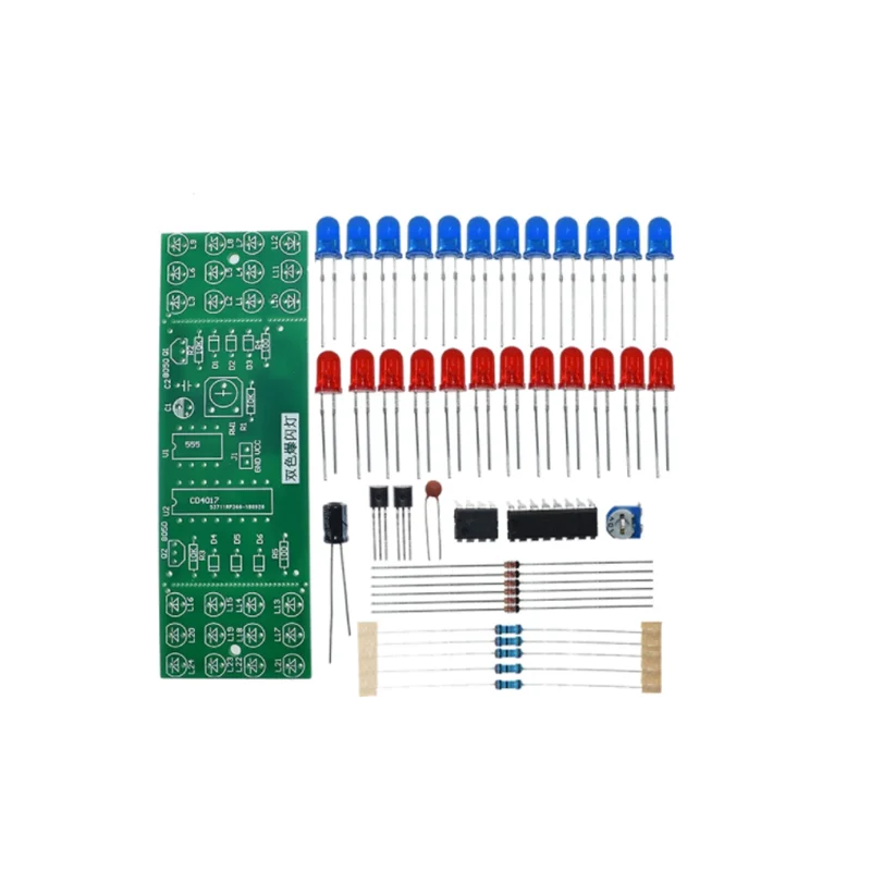 Kit Di Prática De Aprendizag Em, Fai-Da-Te, Tle Vermelho, Pesci-Pesci, Emibopicpio Ne555 + Cd4017, Pezzi Per Presente