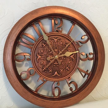 

Wall Clock Saat Clock Clock de Pared Wall Saati Vintage Digital Wall Clocks Clock de Wall Wall Watch Horloge wall Quartz(copper)