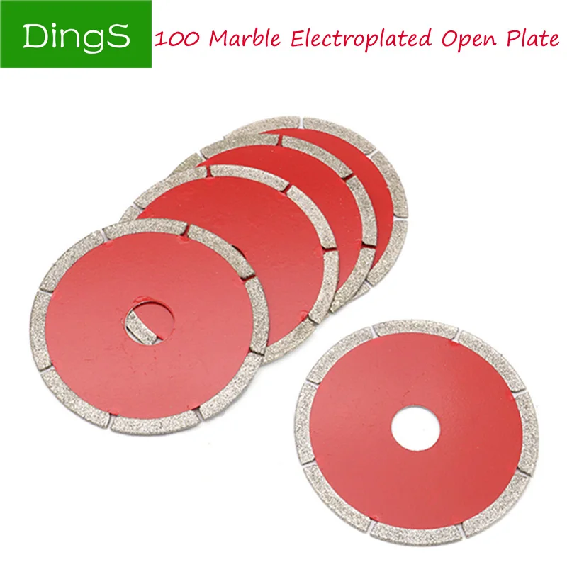 

1pcs 100mm Plating Emery Diamond Saw Blade 60 Grit Cutting Disc for Marble Ceramic Jade Aluminum Stainless Steel Cutting Tools
