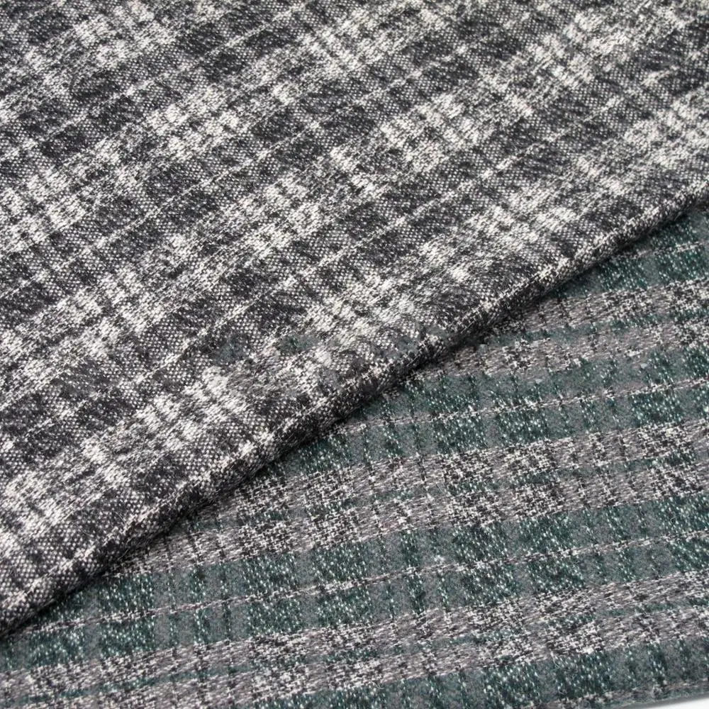 Шерстяная ткань; сезон осень-зима; пальто смешанных цветов в клетку