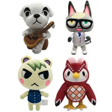 Kk animal cruzamento brinquedo de pelúcia switches ketchup marshals cartão plushie brinquedo slider isabelle recheado boneca presentes de aniversário