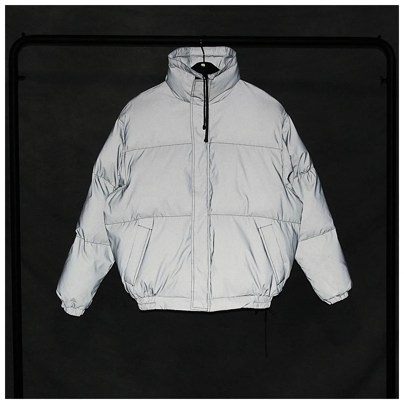 

USA street fashion brand ESSENTIALS FOG High Street cotton-padded jacket men's and women's thickened warm reflective coat couple