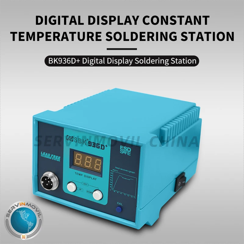 

BAKON BK936D + 60W Digital Soldering Station with Constant Temperature Adjustable Temperature Electric Soldering Station