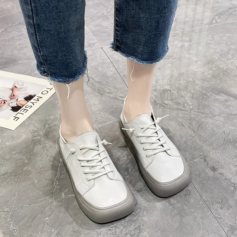 embellished bow heeled slingbacks	 Ugly Cute Mango Head Two Wear White Shoes Women 2021 Summer New Korean Version Of Square Toe Flat Bottom Shoes All-match Casual slingbacks for work	