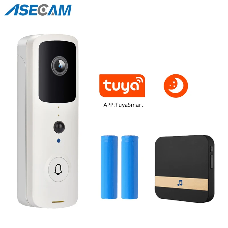 

720P HD Video Doorbell Camera WIFI Outdoor Camera Home Doorbell Camera Wireless Security Camera Battery Night Vision TUYA Option