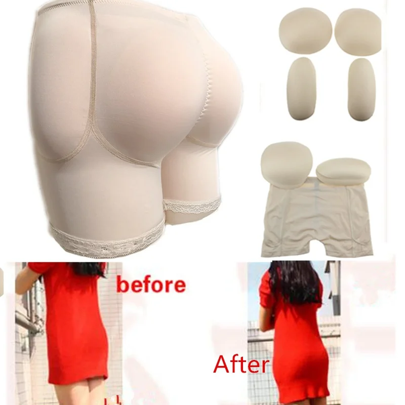 

Hip Up Padded Butt Control Panties Hip Buttouck Enlargement Boxes Big Butt Hip Lifting Crotch Up Padded Enhancer Body Shaper