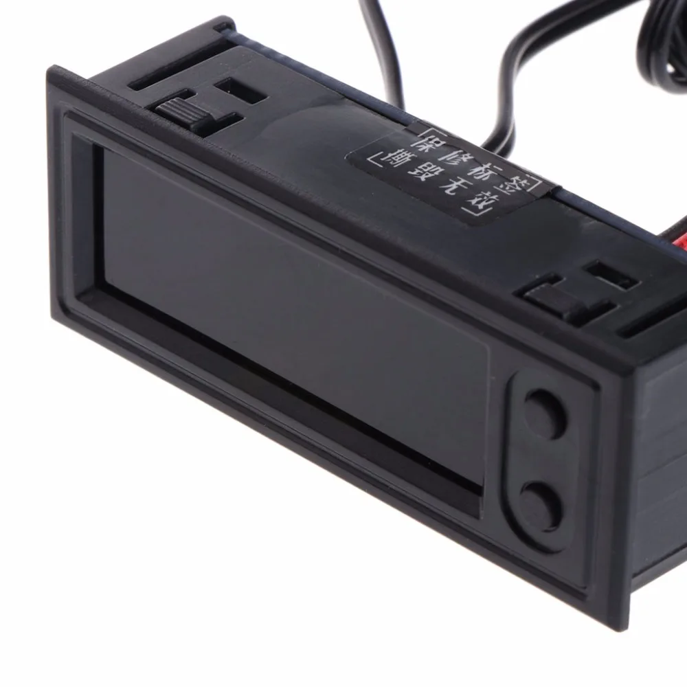 DC 12V DIY Многофункциональные часы автомобиля температура батареи Напряжение монитор вольтметр